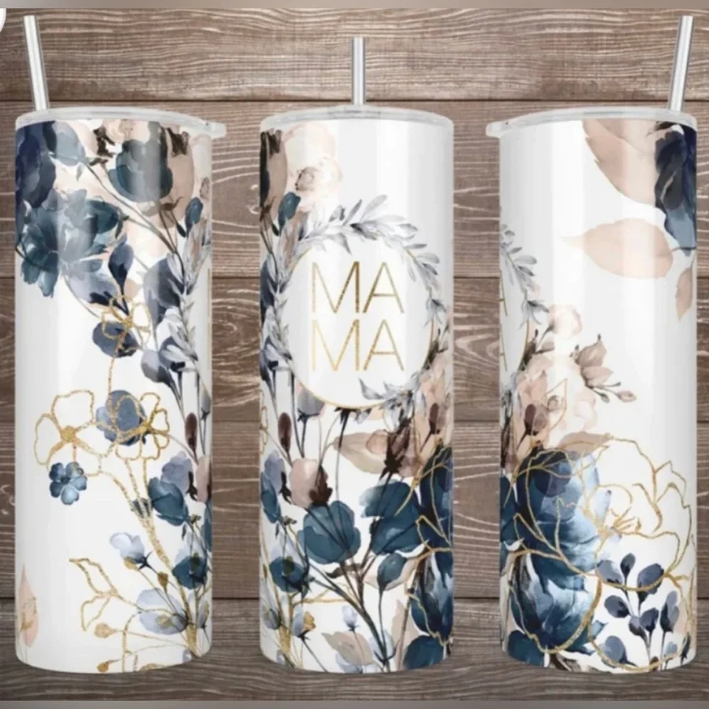 MAMA Travel Mug Tumbler 20oz Handmade NEW
